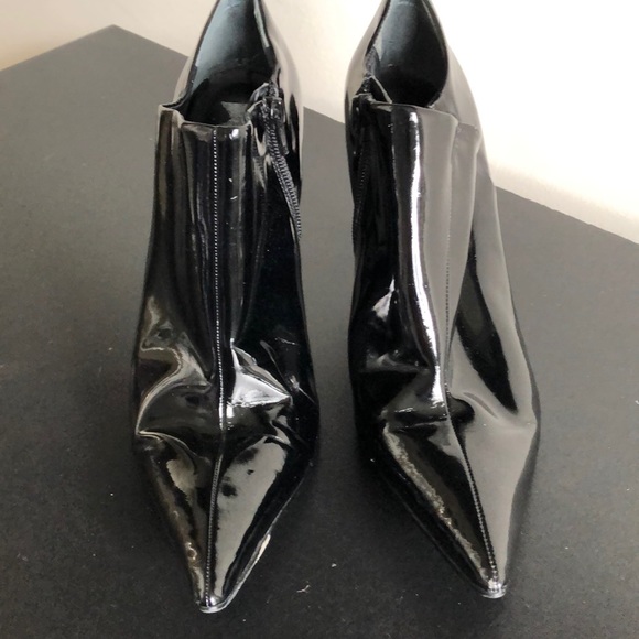 Nine West Patent Leather Ankle. Boots - Picture 3 of 4